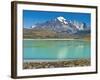 South America, Chile, Patagonia, Torres Del Paine National Park, Mountain Landscape-Chris Seba-Framed Photographic Print