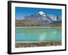 South America, Chile, Patagonia, Torres Del Paine National Park, Mountain Landscape-Chris Seba-Framed Photographic Print