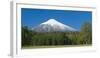 South America, Chile, Patagonia, Volcano Villarrica, Snowy Summit, Forest-Chris Seba-Framed Photographic Print