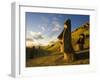 South America, Chile, Rapa Nui, Easter Island, Giant Monolithic Stone Maoi Statues at Rano Raraku-Gavin Hellier-Framed Photographic Print