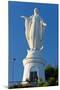 South America, Chile, Santiago De Chile, Mountain Cerro San Cristobal, Statue of the Virgin Mary-Chris Seba-Mounted Photographic Print