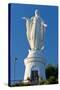 South America, Chile, Santiago De Chile, Mountain Cerro San Cristobal, Statue of the Virgin Mary-Chris Seba-Stretched Canvas