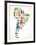 South America Love-Marish-Framed Art Print