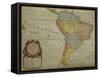 South America, Paris, 1700-Guillaume De L'Isle-Framed Stretched Canvas