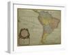 South America, Paris, 1700-Guillaume De L'Isle-Framed Giclee Print