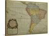 South America, Paris, 1700-Guillaume De L'Isle-Stretched Canvas