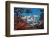 South America, Patagonia, Argentina, El Chalten, Mount Fitz Roy in Los Glaciares National Park-Christian Heeb-Framed Photographic Print