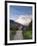 South America, Peru, Ancash, Yungay, Huascaran. View of the Yungay Church in Yungay Viejo-Alex Robinson-Framed Photographic Print