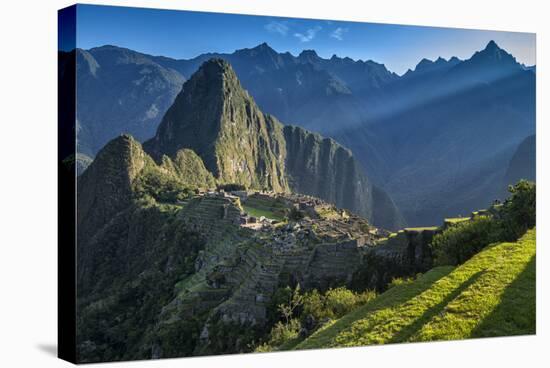 South America, Peru, Urubamba Province, Machu Picchu, UNESCO World Heritage Site-Christian Heeb-Stretched Canvas