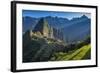 South America, Peru, Urubamba Province, Machu Picchu, UNESCO World Heritage Site-Christian Heeb-Framed Photographic Print