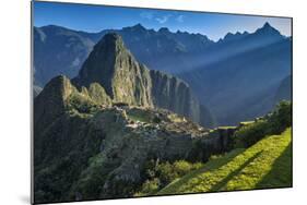 South America, Peru, Urubamba Province, Machu Picchu, UNESCO World Heritage Site-Christian Heeb-Mounted Photographic Print