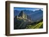 South America, Peru, Urubamba Province, Machu Picchu, UNESCO World Heritage Site-Christian Heeb-Framed Photographic Print