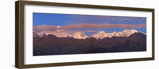 South America, Peru, Urubamba Province, Machu Picchu, Unesco-Christian Heeb-Framed Photographic Print