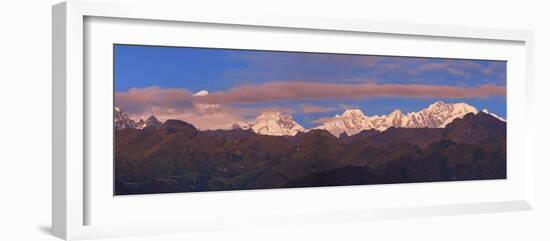 South America, Peru, Urubamba Province, Machu Picchu, Unesco-Christian Heeb-Framed Photographic Print