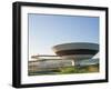 South America, Rio De Janeiro, Niteroi, Oscar Niemeyer's Contemporary Art Museum (MAC Niteroi)-Alex Robinson-Framed Photographic Print