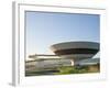 South America, Rio De Janeiro, Niteroi, Oscar Niemeyer's Contemporary Art Museum (MAC Niteroi)-Alex Robinson-Framed Photographic Print