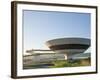 South America, Rio De Janeiro, Niteroi, Oscar Niemeyer's Contemporary Art Museum (MAC Niteroi)-Alex Robinson-Framed Photographic Print