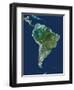 South America, Satellite Image-PLANETOBSERVER-Framed Premium Photographic Print