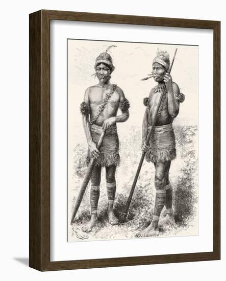 South American Carijona Indians-null-Framed Giclee Print