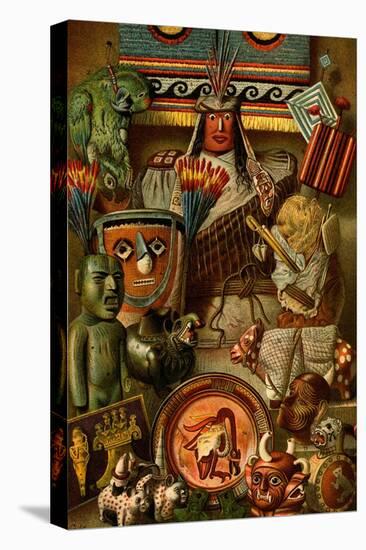 South American Indian Antiquities-F.W. Kuhnert-Stretched Canvas