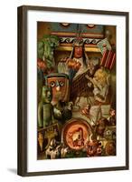 South American Indian Antiquities-F.W. Kuhnert-Framed Art Print