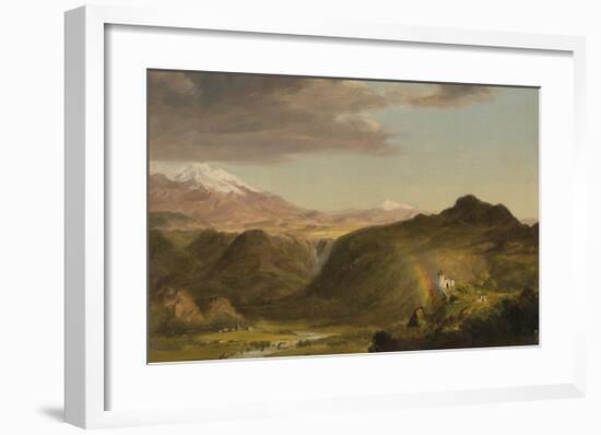 South American Landscape-Frederic Edwin Church-Framed Premium Giclee Print