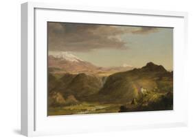 South American Landscape-Frederic Edwin Church-Framed Premium Giclee Print