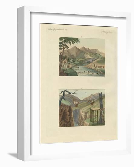 South American Ropebridges-null-Framed Giclee Print