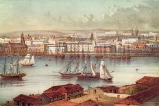 View of Havana, Cuba, Mid-19th Century (Colour Litho)-South American-Mounted Giclee Print