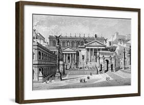 South and West Sides of the Forum, Rome-C Hulsen-Framed Giclee Print