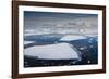 South Antarctic Circle, Near Adelaide Island. the Gullet. Ice Floes-Inger Hogstrom-Framed Photographic Print
