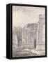 South Archway of the Ruined Tower of East Bergholt Church-John Constable-Framed Stretched Canvas