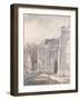 South Archway of the Ruined Tower of East Bergholt Church-John Constable-Framed Giclee Print