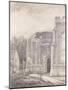 South Archway of the Ruined Tower of East Bergholt Church-John Constable-Mounted Giclee Print