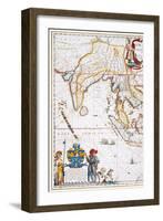 South Asia Map, 1662-Jan Blaeu-Framed Giclee Print