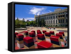 South Australia Parliament Building, Adelaide, South Australia, Australia-Neale Clarke-Framed Stretched Canvas