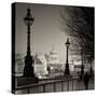 South Bank and St. Paul's Cathedral, London, England-Jon Arnold-Stretched Canvas