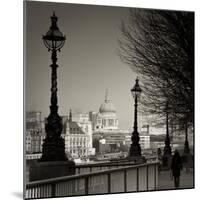 South Bank and St. Paul's Cathedral, London, England-Jon Arnold-Mounted Photographic Print