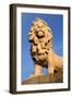 South Bank Lion, London-Peter Thompson-Framed Photographic Print