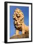 South Bank Lion, London-Peter Thompson-Framed Photographic Print