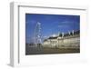 South Bank, London Eye, County Hall Along the Thames River, London, England-Marilyn Parver-Framed Photographic Print