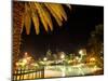 South Bank Parklands at Night, Brisbane, Queensland, Australia-David Wall-Mounted Photographic Print