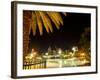 South Bank Parklands at Night, Brisbane, Queensland, Australia-David Wall-Framed Photographic Print