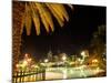 South Bank Parklands at Night, Brisbane, Queensland, Australia-David Wall-Mounted Photographic Print