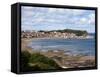 South Bay from South Cliff Gardens, Scarborough, North Yorkshire, Yorkshire, England, UK, Europe-Mark Sunderland-Framed Stretched Canvas