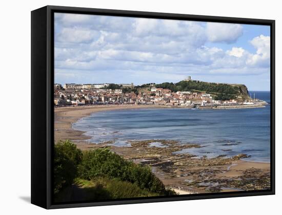 South Bay from South Cliff Gardens, Scarborough, North Yorkshire, Yorkshire, England, UK, Europe-Mark Sunderland-Framed Stretched Canvas