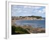 South Bay from South Cliff Gardens, Scarborough, North Yorkshire, Yorkshire, England, UK, Europe-Mark Sunderland-Framed Photographic Print