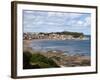 South Bay from South Cliff Gardens, Scarborough, North Yorkshire, Yorkshire, England, UK, Europe-Mark Sunderland-Framed Photographic Print