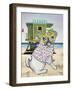 South Beach Adventures-Sydney Edmunds-Framed Giclee Print