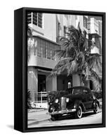 South Beach Art Deco, Miami, Florida-George Oze-Framed Stretched Canvas